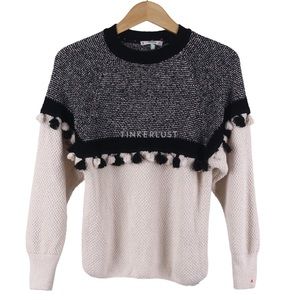 Mango Lightweight Tassel Knit Sweater